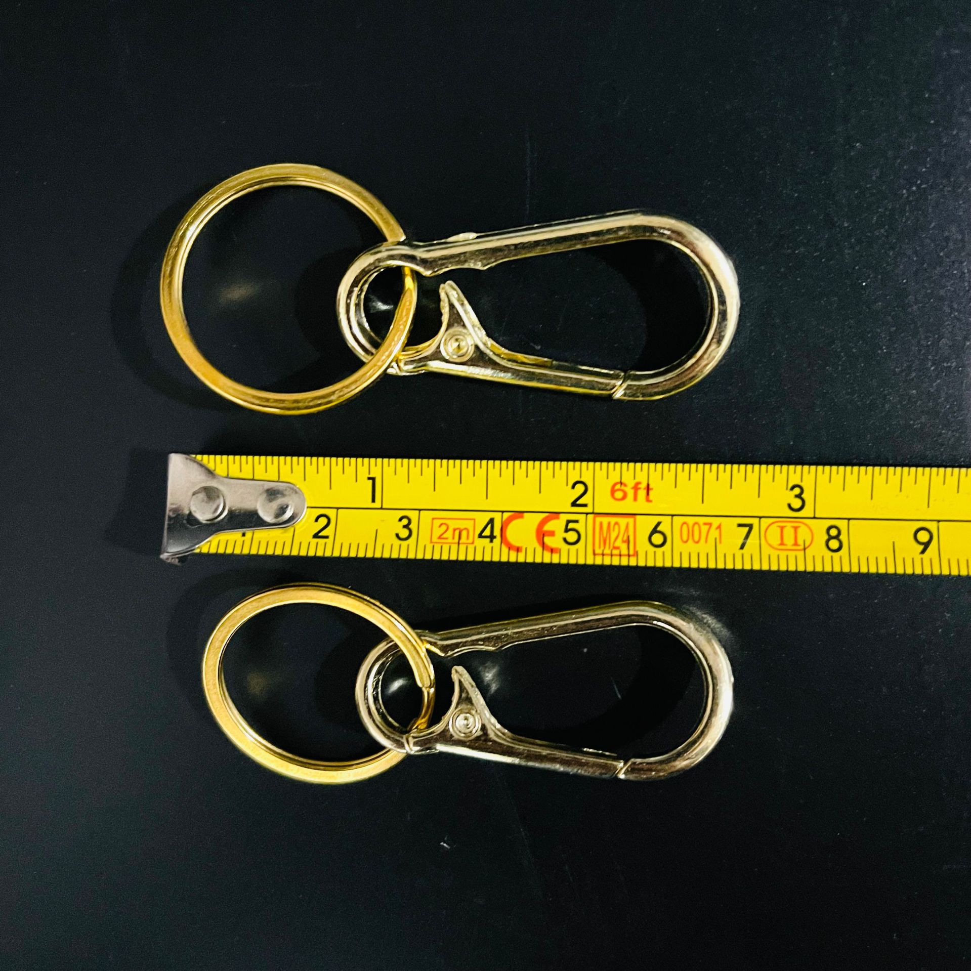 【 Zone 1-5 】 Zinc alloy keychains 100 yuan per pack 2000 yuan per piece Zinc alloy keychains for portable household use, metal rings, keychains 1 yuan wholesale supply pic 1