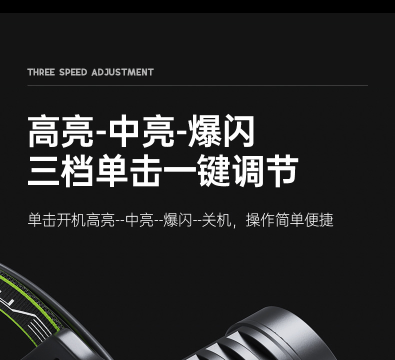 Cross-border white laser long-range headlamp, outdoor zoom headlamp, camping headlamp, multi-functional zoom intelligent digital display headlamp pic 7