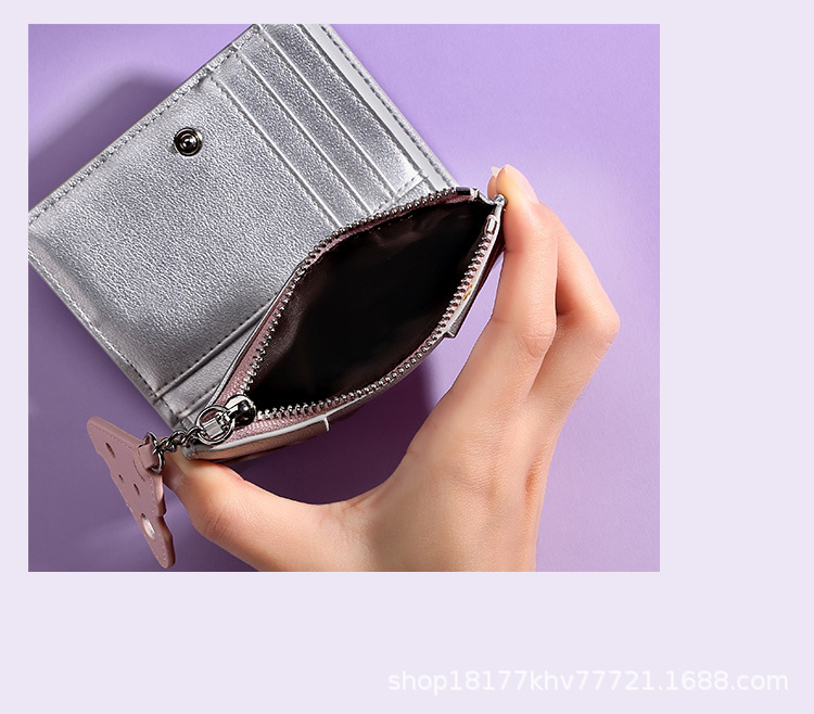 2024新款原创饼干编织短款钱包多卡位小巧精致简约证件包零钱包女详情10