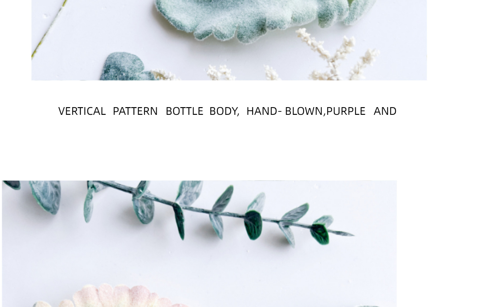 欧式银叶菊兔耳叶叶片配件情人节玫瑰假花餐桌家居绿植软装宠物园艺干花详情23