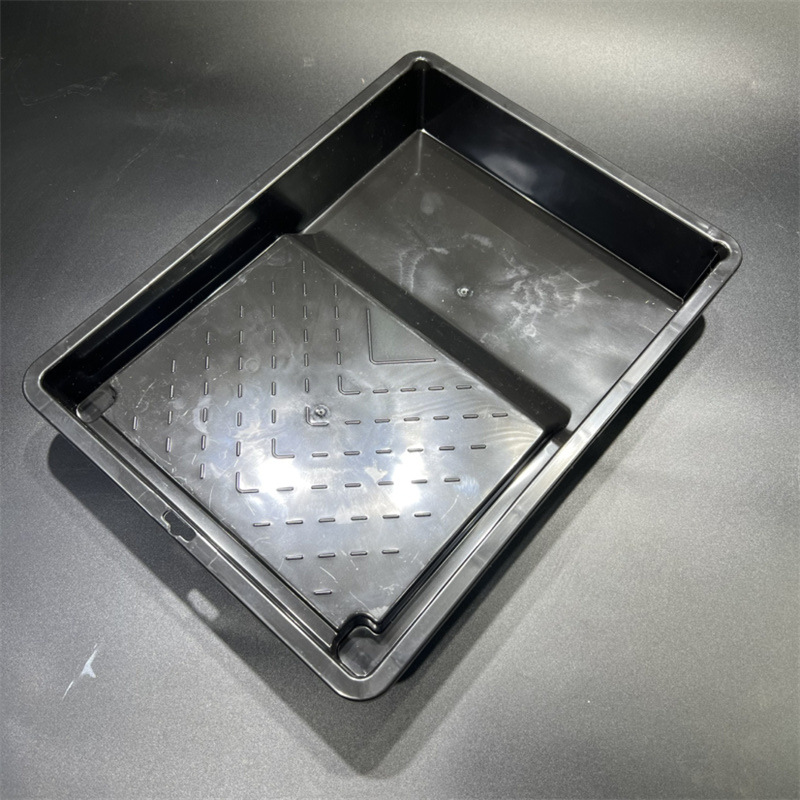 9-inch blue paint latex paint tray, thickened plastic tray, large-capacity wall painting wonder, roller painting tray pic 8