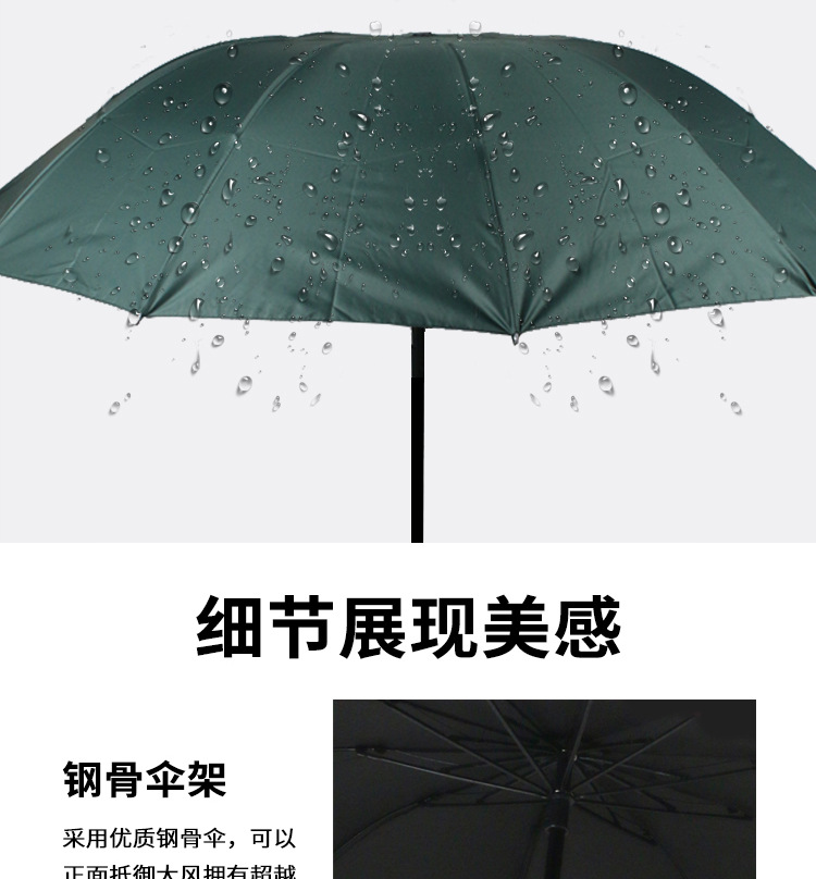 伞手动十骨大号折叠雨伞男女晴雨两用学生防晒防紫外线遮阳太阳伞详情13