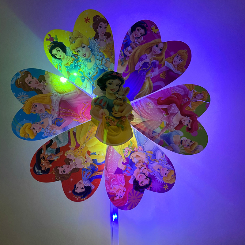 新款七彩LED灯发光玩具风车卡通儿童公园夜市摆摊爆款货源批发详情5