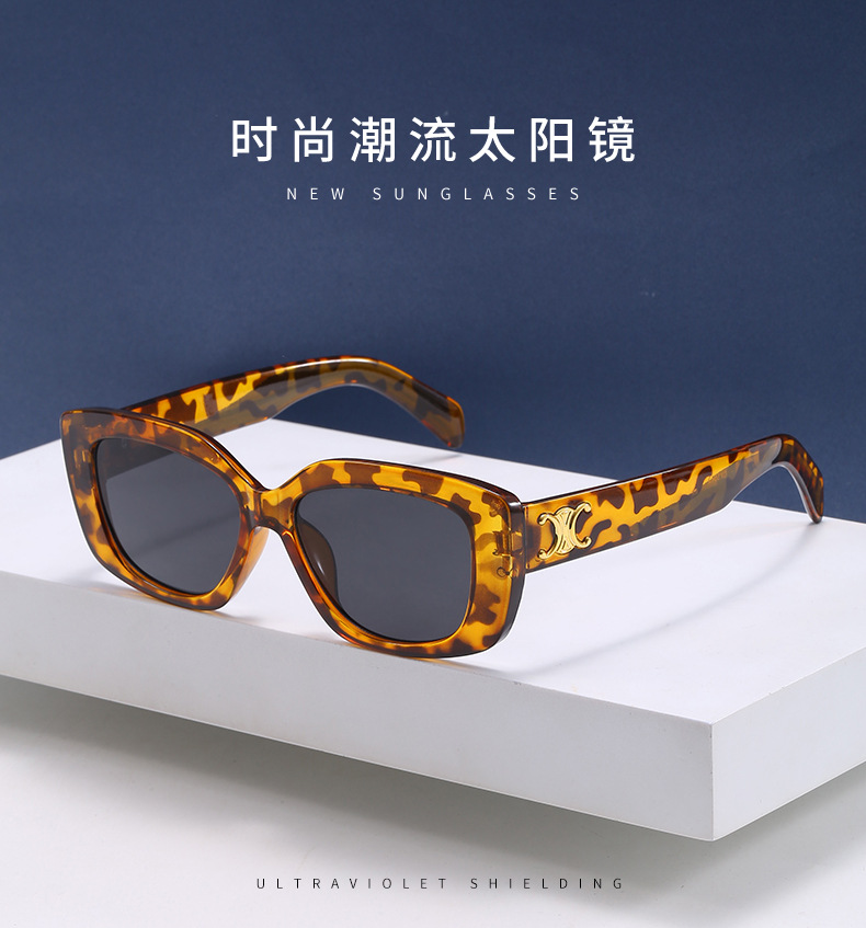 Retro triumph snow sunglasses for women with a high-end feel, 2024 new square sunglasses for sun protection against ultraviolet rays pic 5