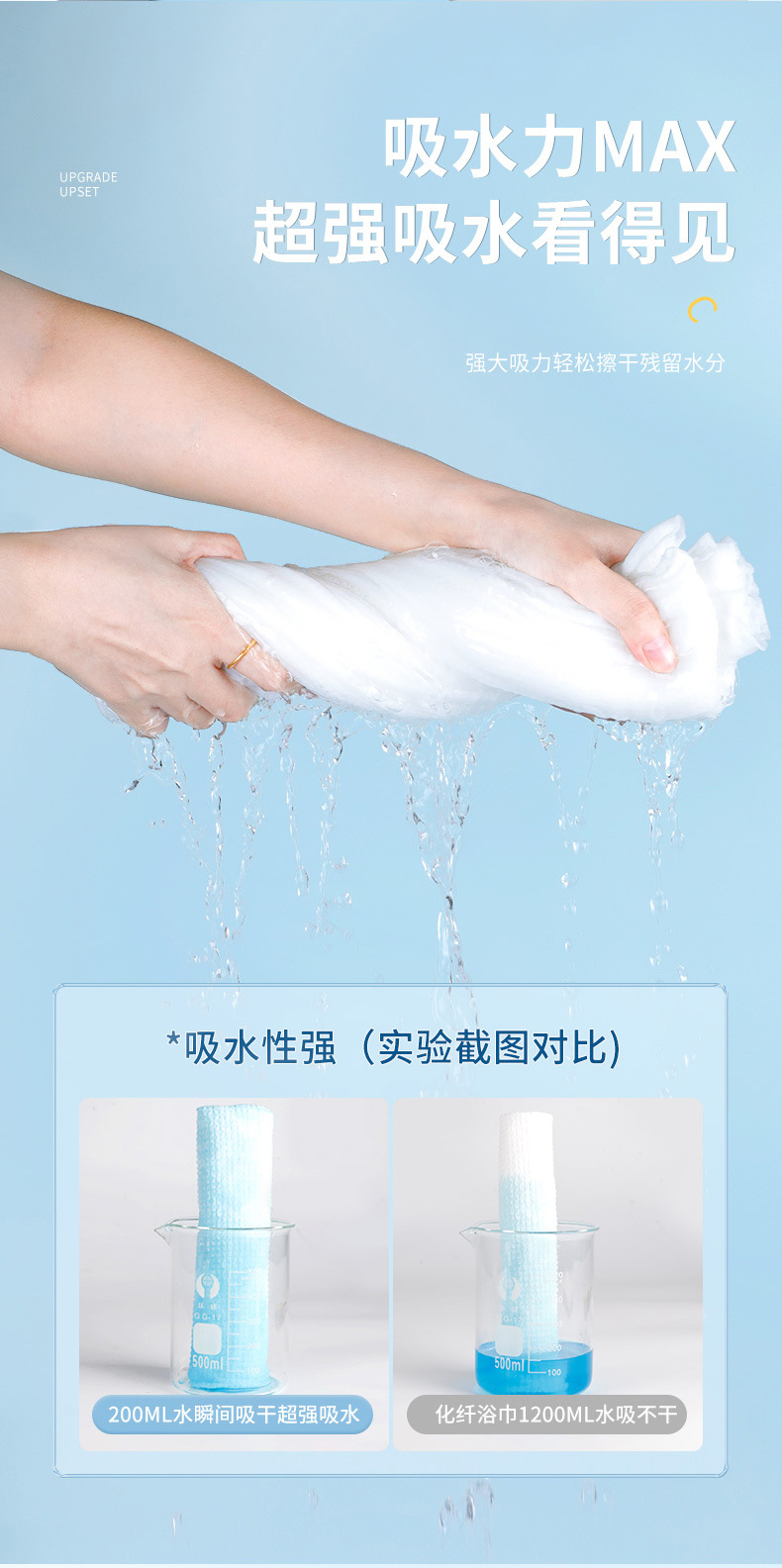 一次性浴巾旅行便携式独立包装绵柔宾馆酒店出差纯棉加厚加厚柔软详情6