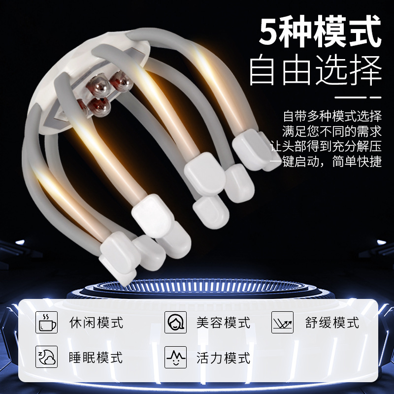 Scalp massage claw, electric head massager, scalp unblocking and relaxation massage device, Octopus scalp stress relief device pic 12