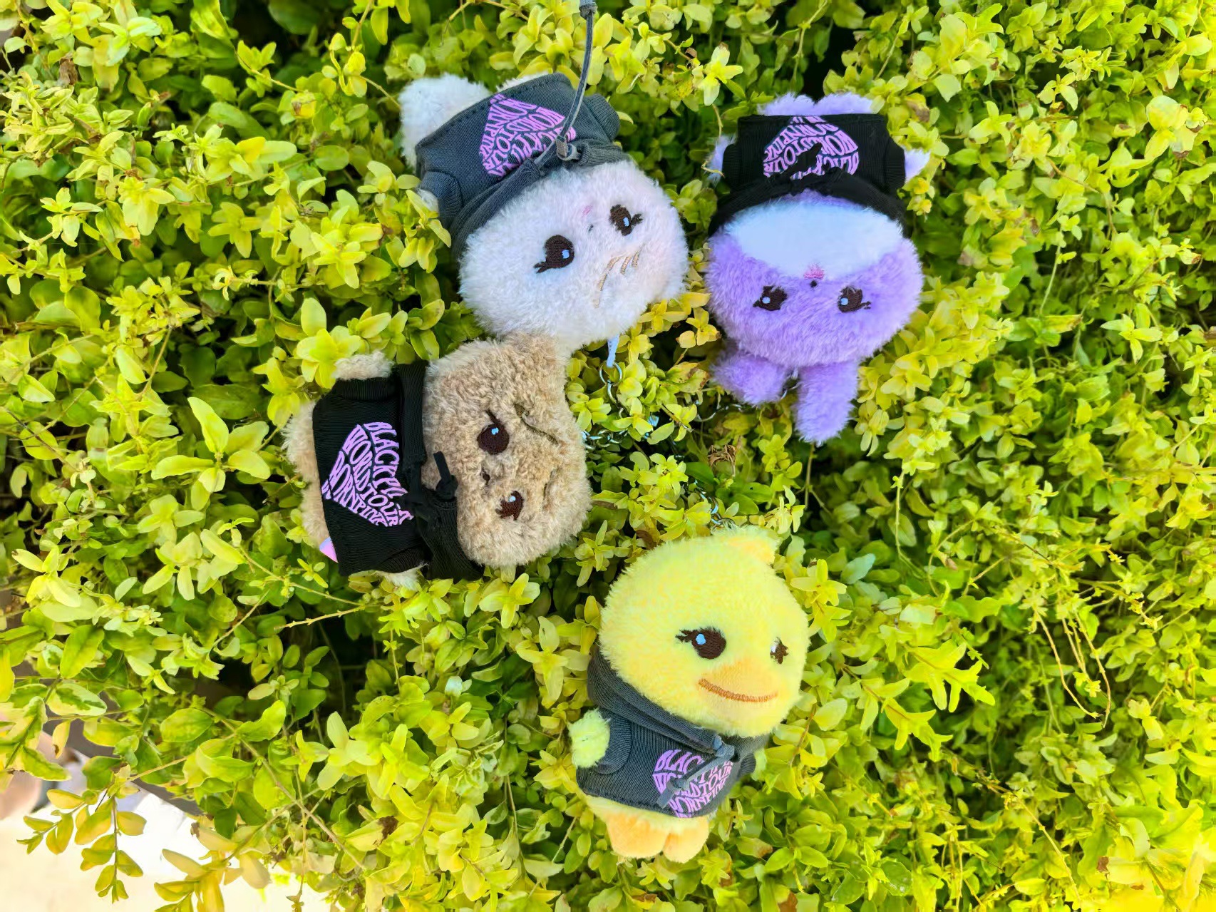 New cute and fun plush hooded sweatshirt figurines in stock for wholesale, cartoon animal doll pendants pic 15