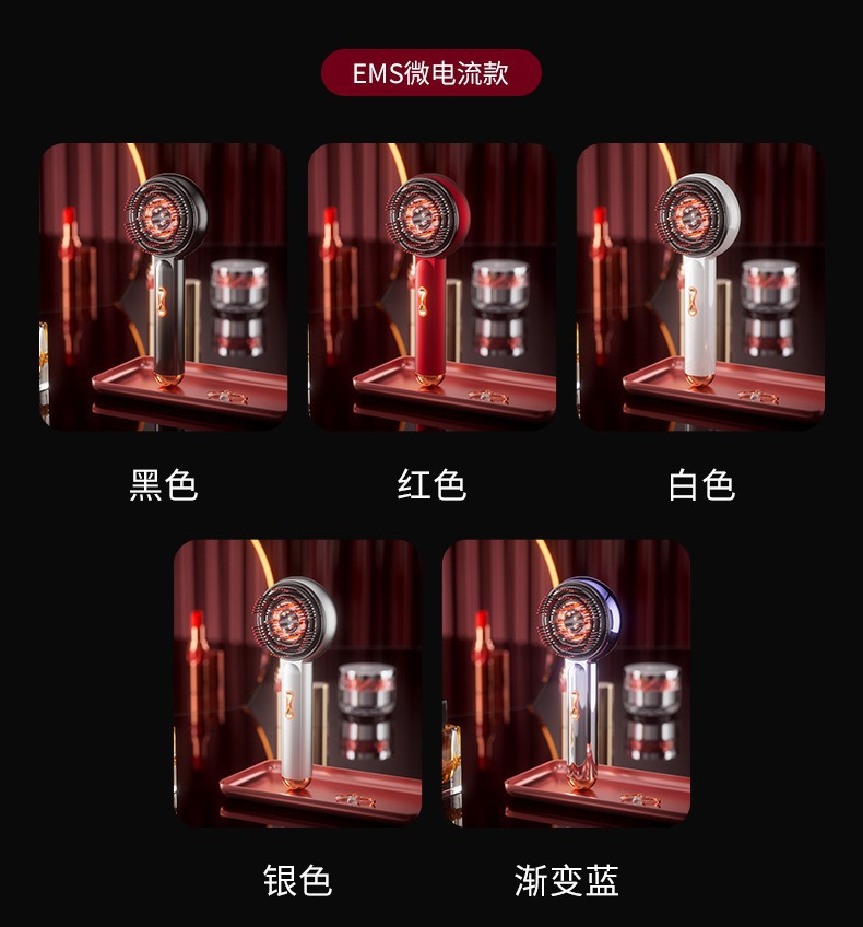 Red light electric massage comb, kneading, activating and promoting hair growth massage device, scalp medicine applicator, hair health care, fluid guiding and hair growth instrument pic 21