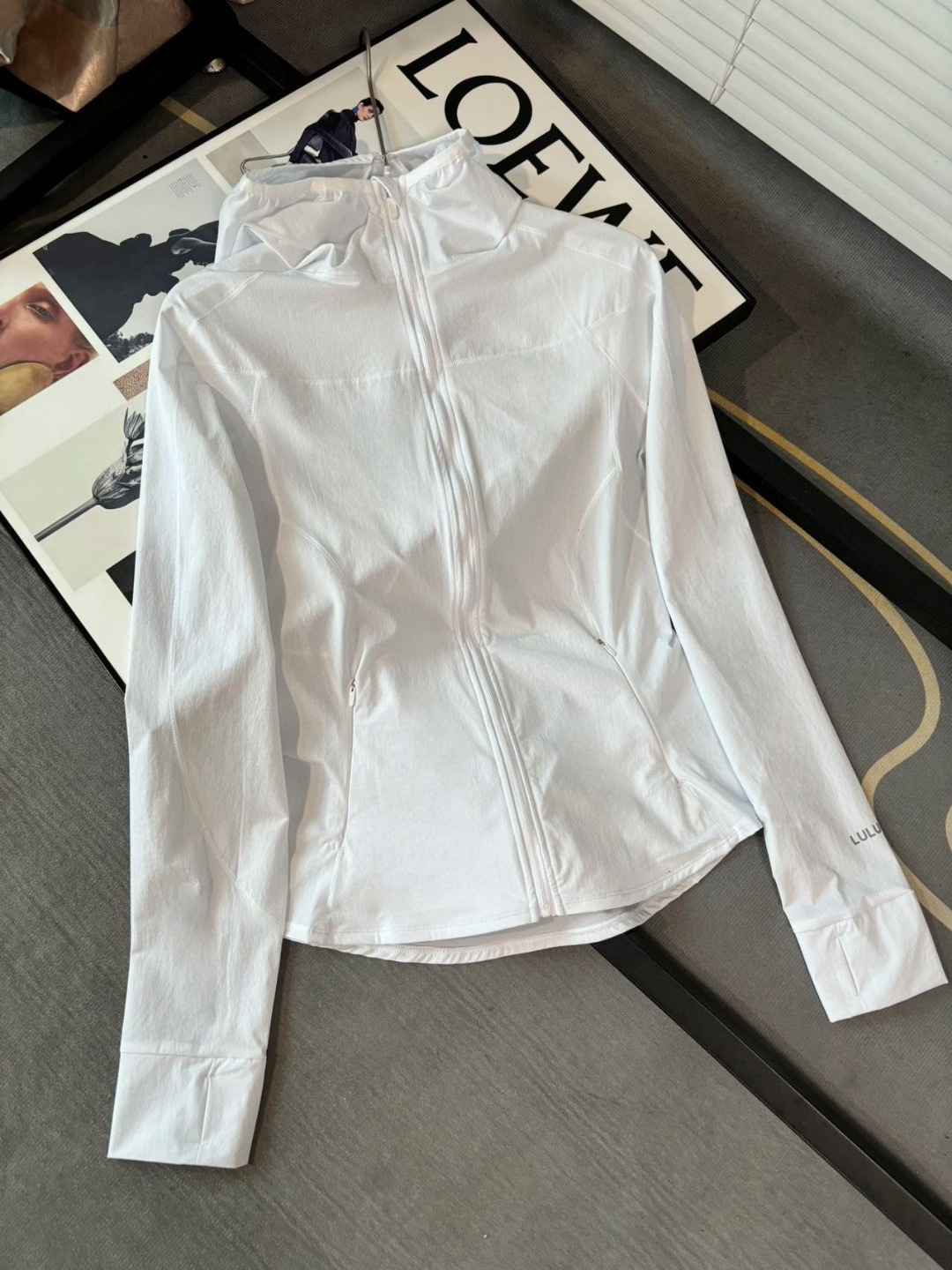 lulu防晒衣同款mistover防晒外套女瑜伽服收腰显瘦高版细节一致详情6