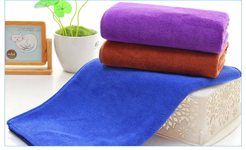 【 Chi Jia 】 Towel with microfiber 400m2, thickened hair salon, car wash, 35*75, waxing and drying pic 5