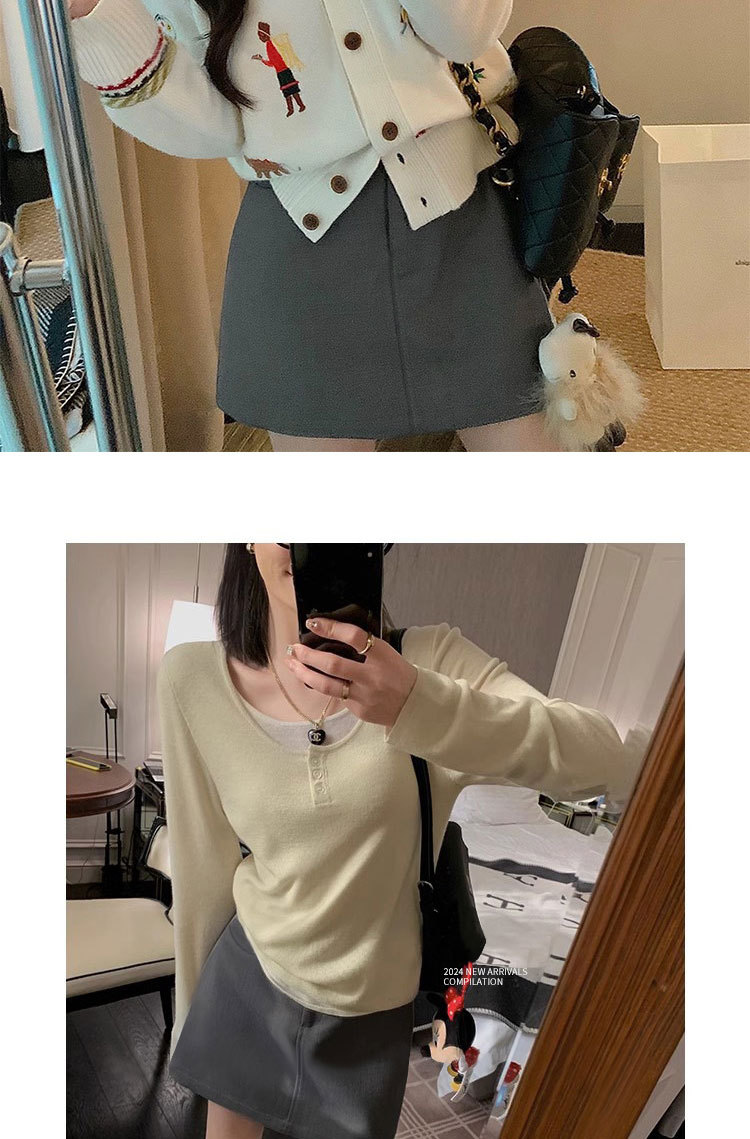 春秋百搭裙裤抗皱修身显腿短裙女高腰a字裙内衬包臀西装半身裙详情27