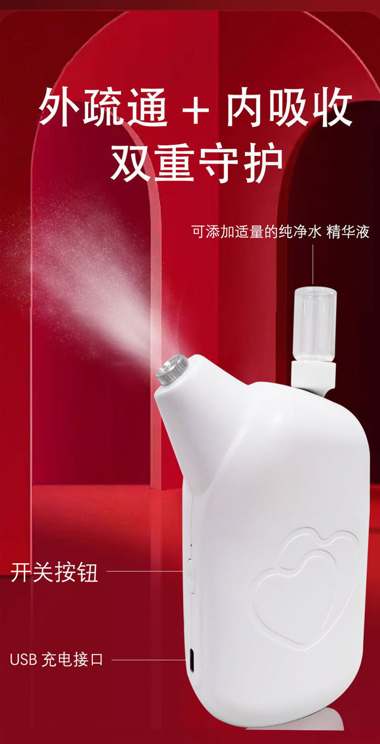 shanilak Cross-border handheld home Facial high-pressure nano Spray Hydrating Beauty Device Water Light Essence is introduced into the oxygen injection device pic 13