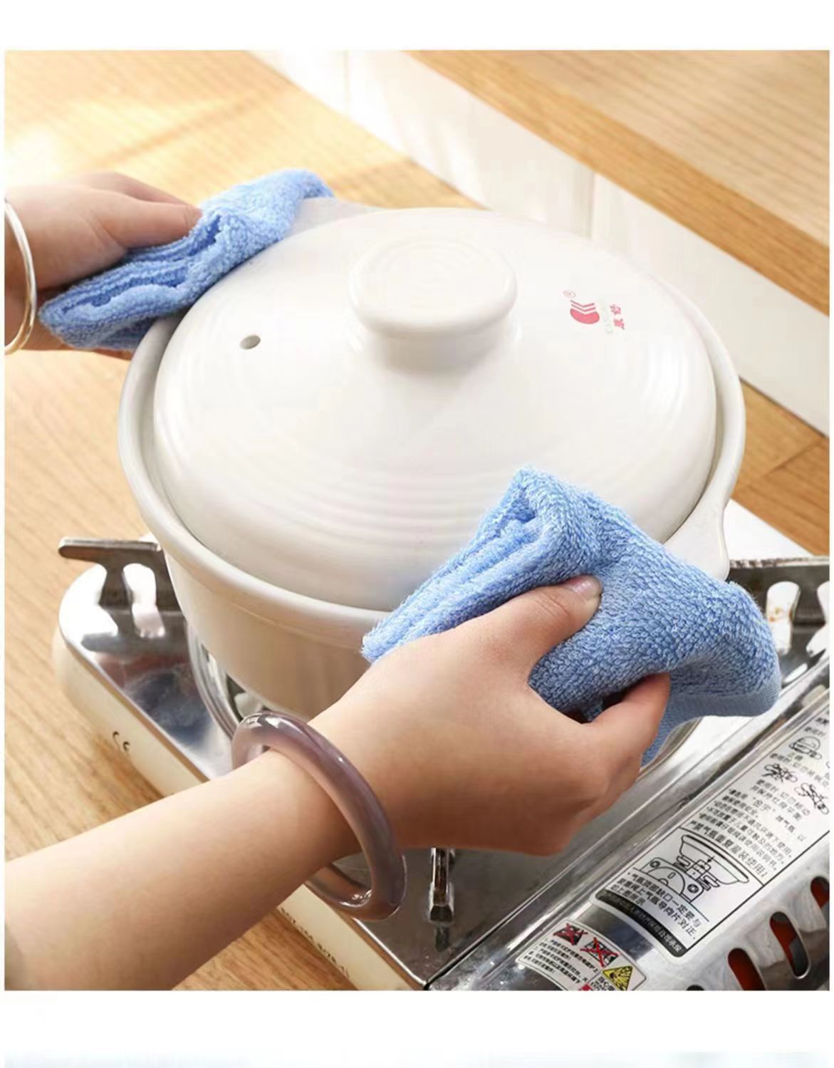 油利除洗碗巾不沾油小方巾吸水不掉毛去油手帕纯木质纤维厨房抹布详情14