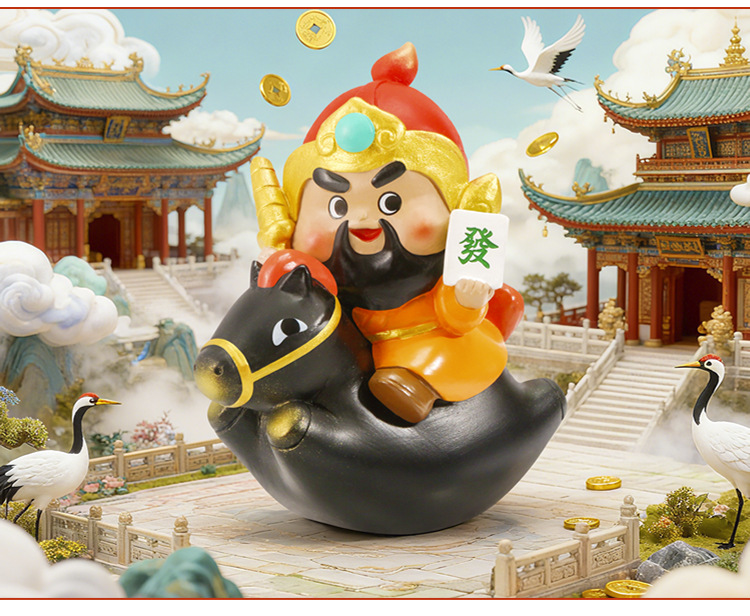 马上有财神盲盒 办公室桌面装饰创意摆件卡通萌趣树脂工艺品盲盒详情13