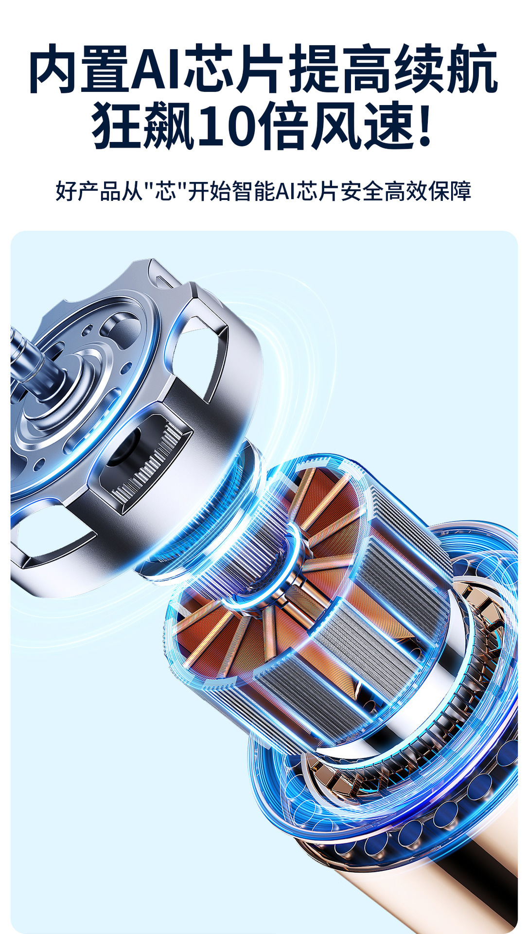 The new cross-border T29 high-speed handheld 100-speed fan, usb charging, digital display, mini portable, violent turbine fan pic 7