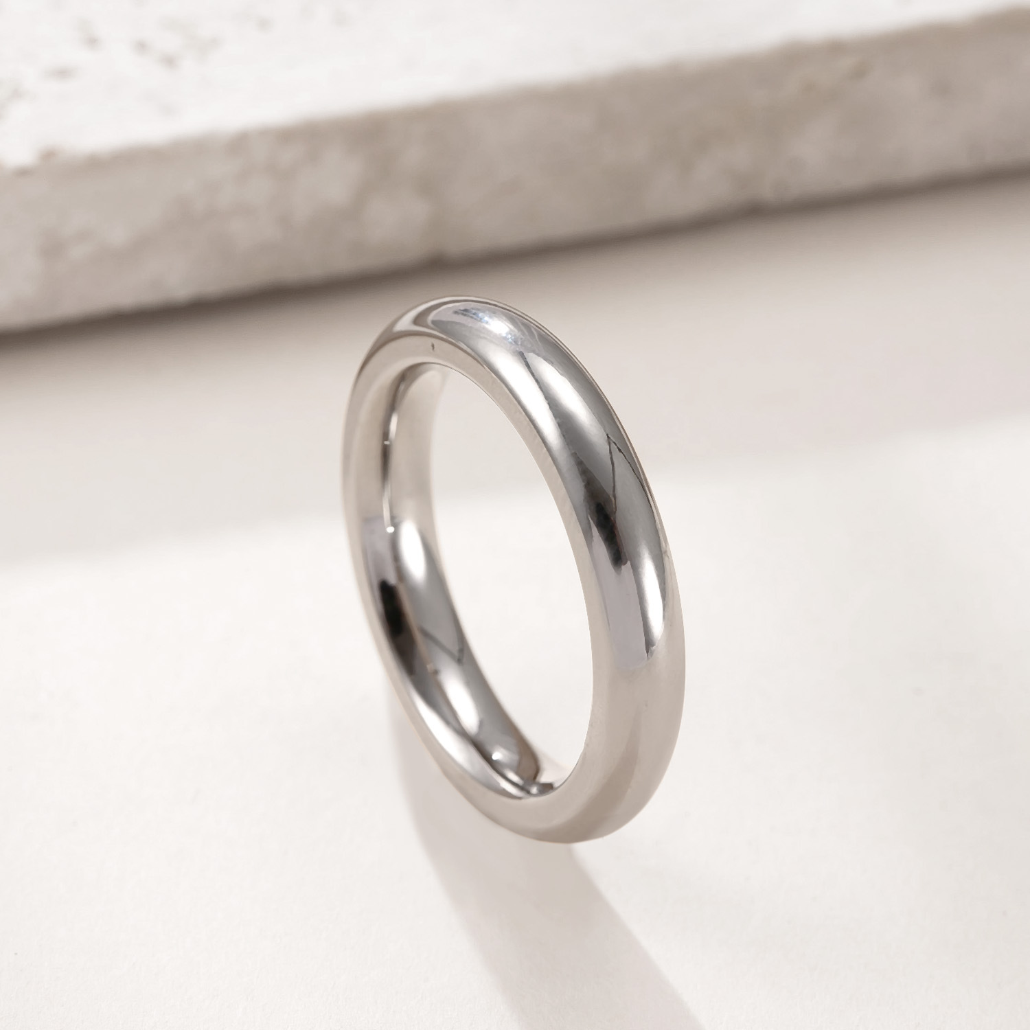跨境爆款不锈钢戒指3/4/6/8mm内外球光面指环时尚简约钛钢饰品厂详情13