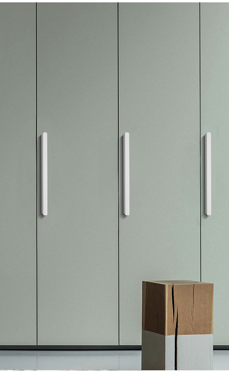 特价 柜门把手金色轻奢现代简约黑色抽屉柜子橱柜衣柜长拉手白色详情29