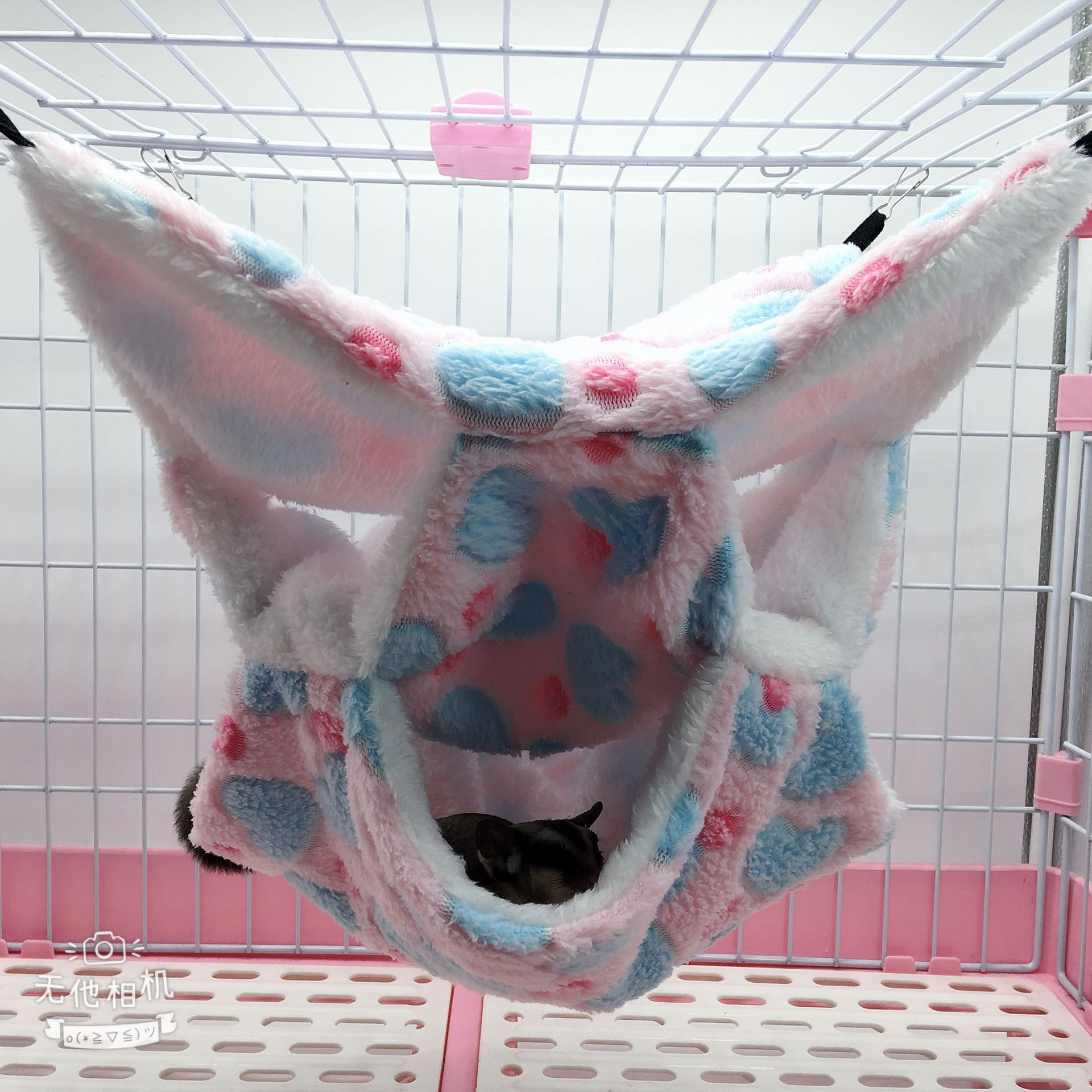 仓鼠吊床蜜袋鼯花枝鼠三层保暖吊床 悬挂式松鼠睡袋 小宠吊床详情4