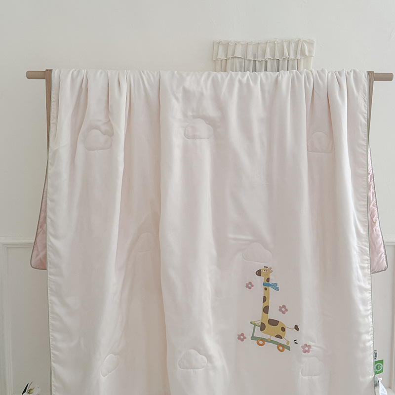 A类亲子款60支兰精天丝儿童夏被婴幼儿空调夏凉被午睡学生薄被子详情8