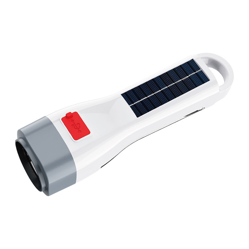 LED flashlight, high-intensity rechargeable portable household, simple outdoor multi-functional hand-held lamp, lighting fixture pic 9