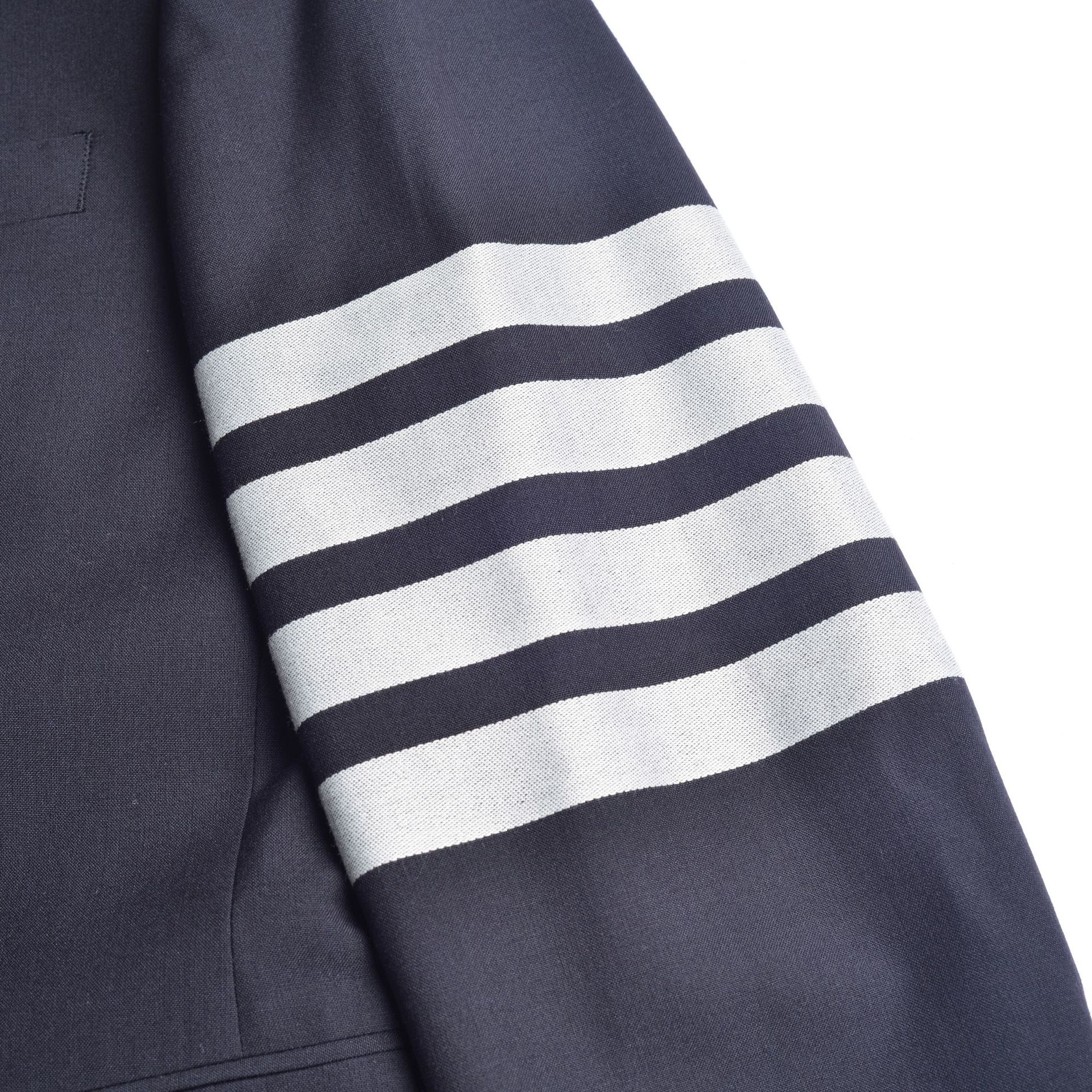 TB新款休闲男士春秋季休闲羊毛西服外套商务时尚四杠男士西服详情12