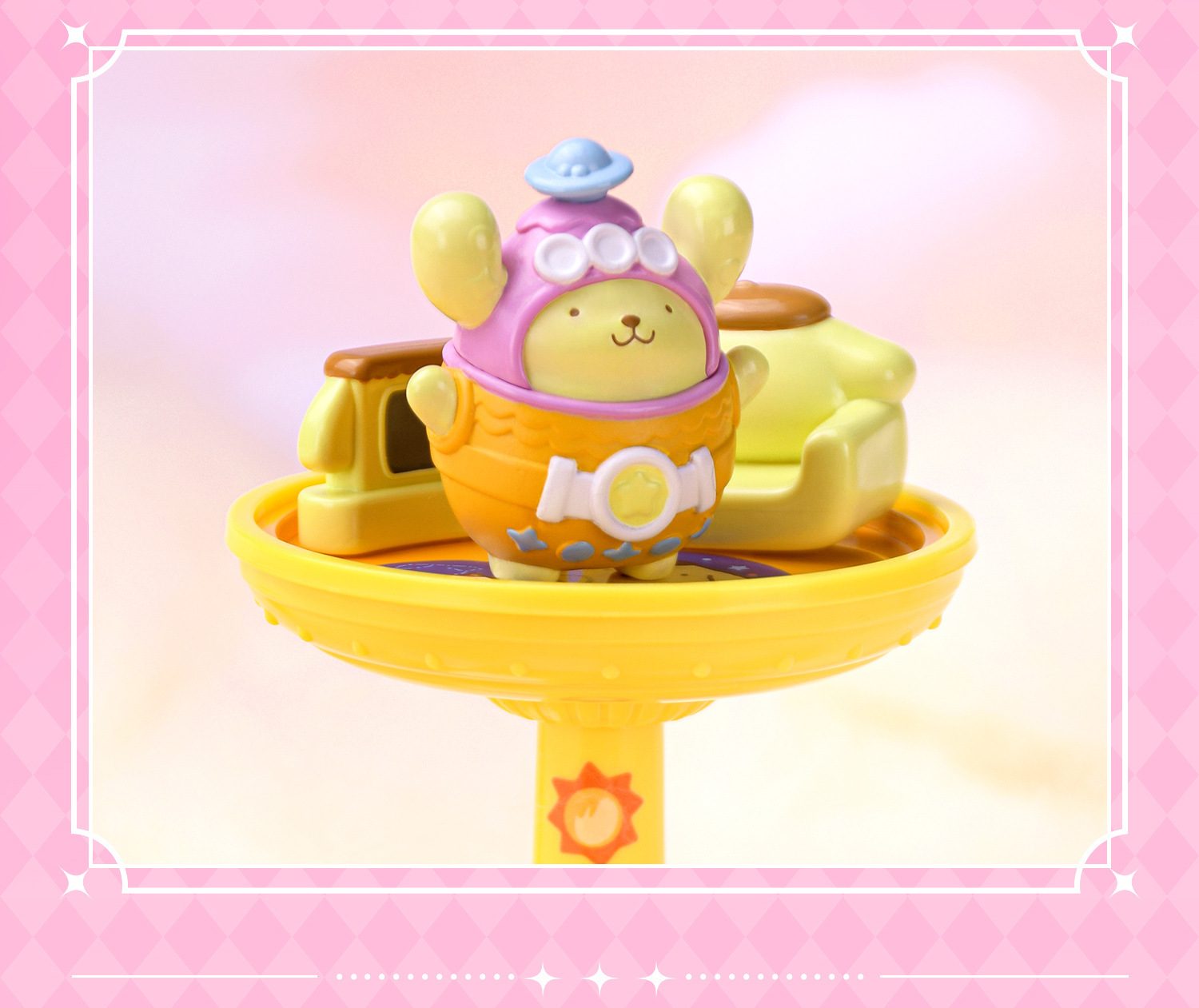 The official Sanrio family Dream Territory series blind box features a cute KT cat-themed decorative nest pic 19