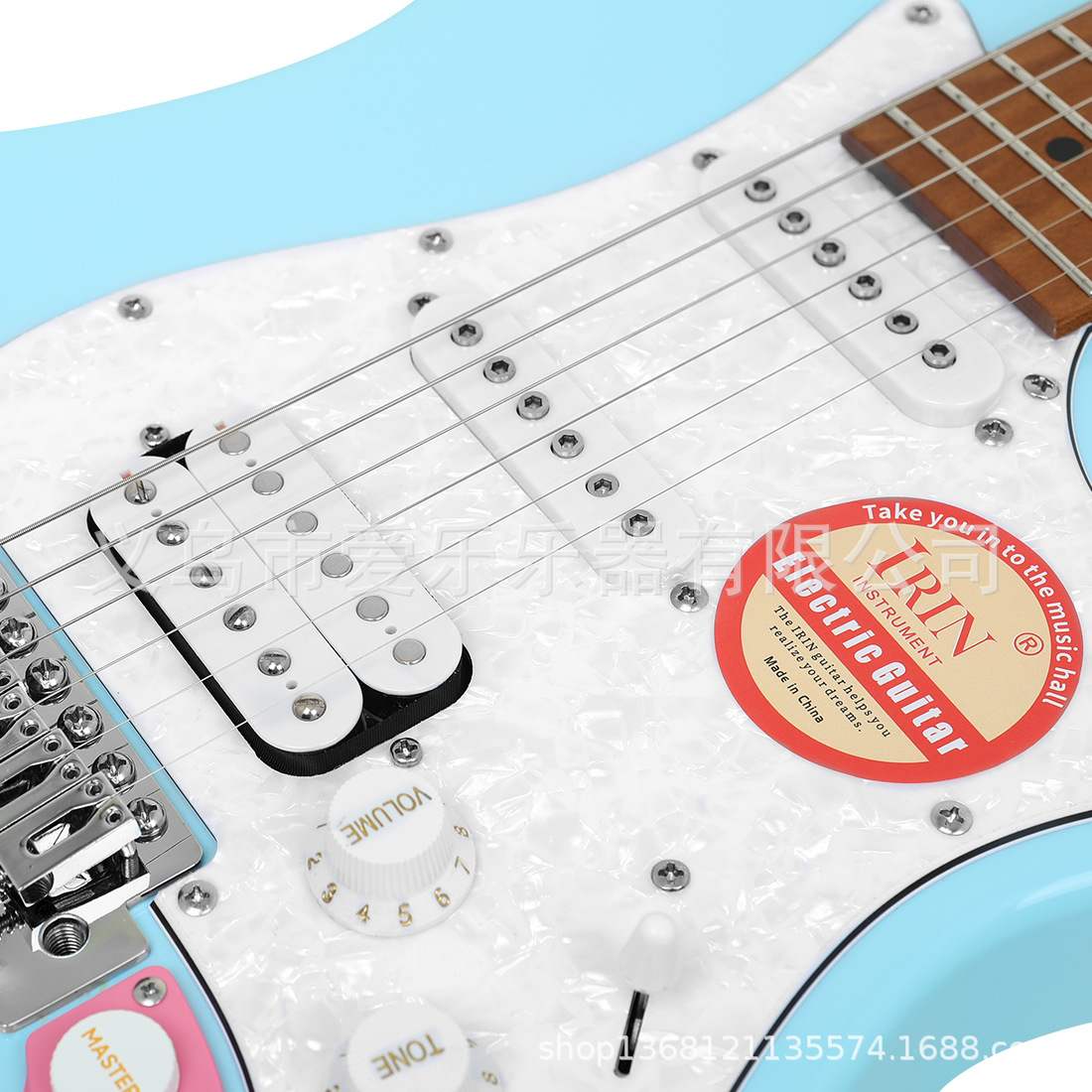 IRIN smart electric guitar with built-in effects 22 Bluetooth electric guitar, poplar electric guitar, high-end guitar case pic 13