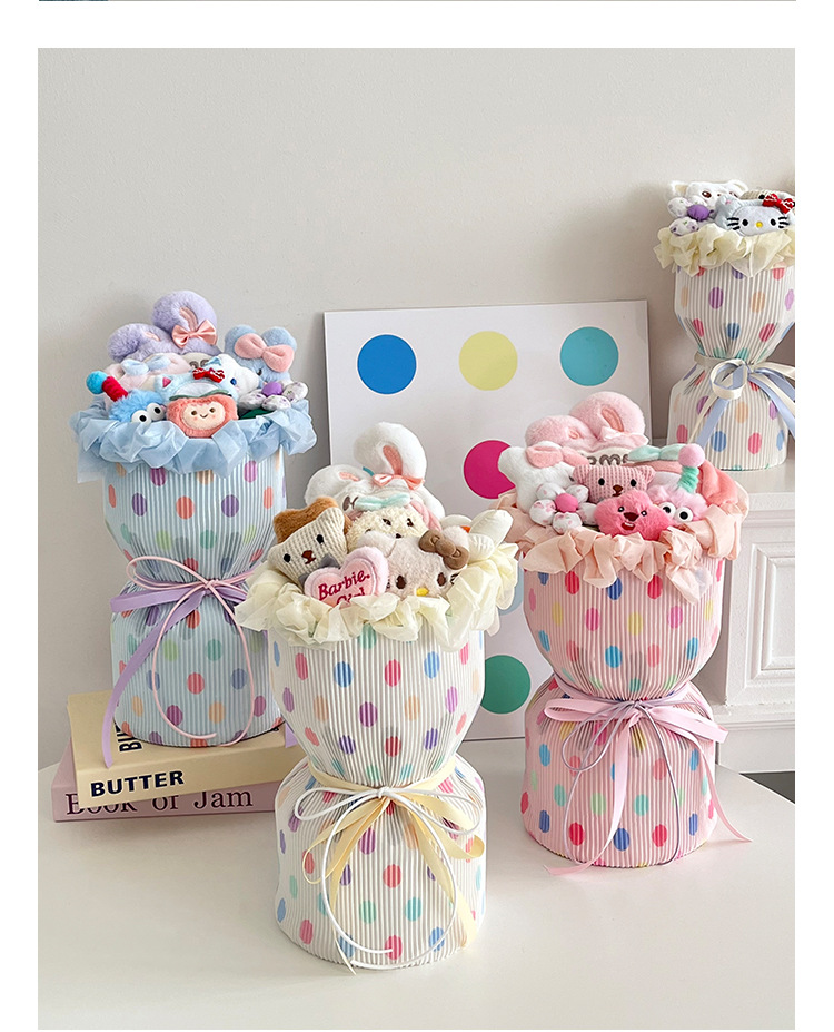 国潮花束香皂永生花成品礼物教师节送装饰迷你仿真的摆件diy材料礼品详情8