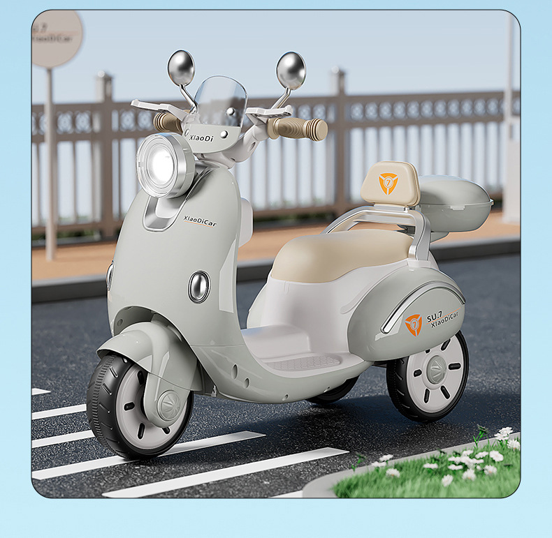 儿童电动摩托车男女孩宝宝三轮车电瓶车遥控充电可坐人小孩玩具车详情29