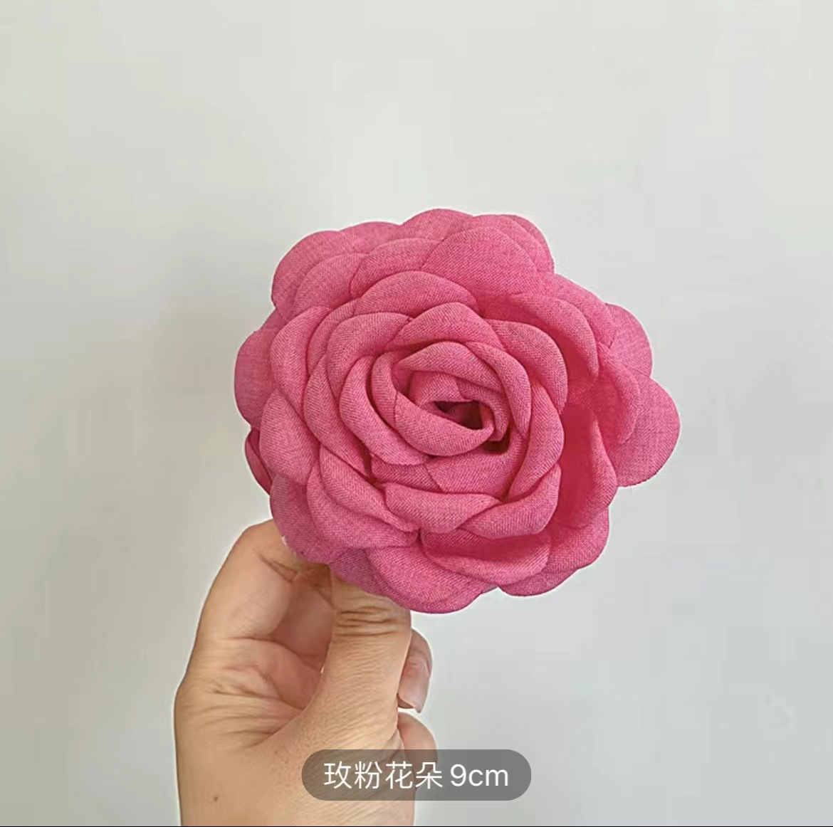 法兰西干枯玫瑰花抓夹气质优雅玫瑰花简约高级感发夹caro同款抖音详情7