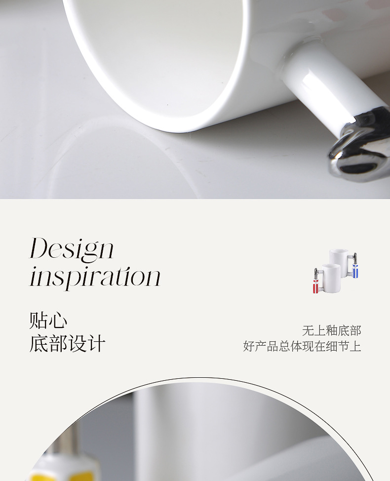Creative ceramic tool cups, screwdriver handle cups, interesting and innovative cross-border exclusive festival gift boxes pic 10