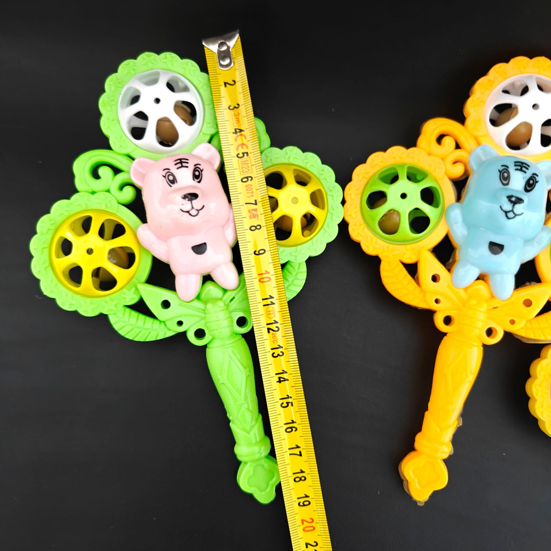 【 Zone 3-5 】666-3 Rattle 576 per piece 666-3 Rattle for Early Childhood Education and Intelligence, Hand rattle, Sand hammer, Grasping Baby toys, Colorful Hand rattle, wholesale 2 yuan pic 2