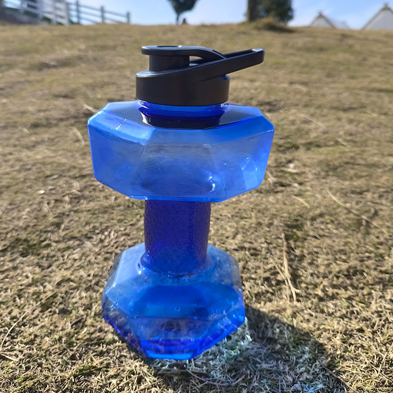 1.5L哑铃杯大容量水壶户外便携式塑料水杯哑铃太空杯冷水杯可印刷详情2