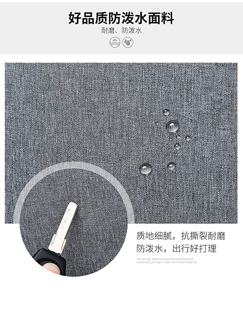 男士背包大学生双肩包简约商务电脑包大容量休闲上班通勤旅行背包详情7