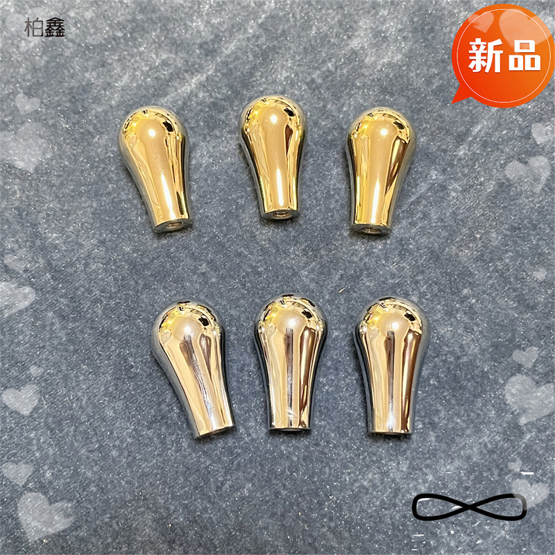 BaoX lusso brass water drop hammer pattern water drop single hole handle for wardrobe drawer handle pic 5