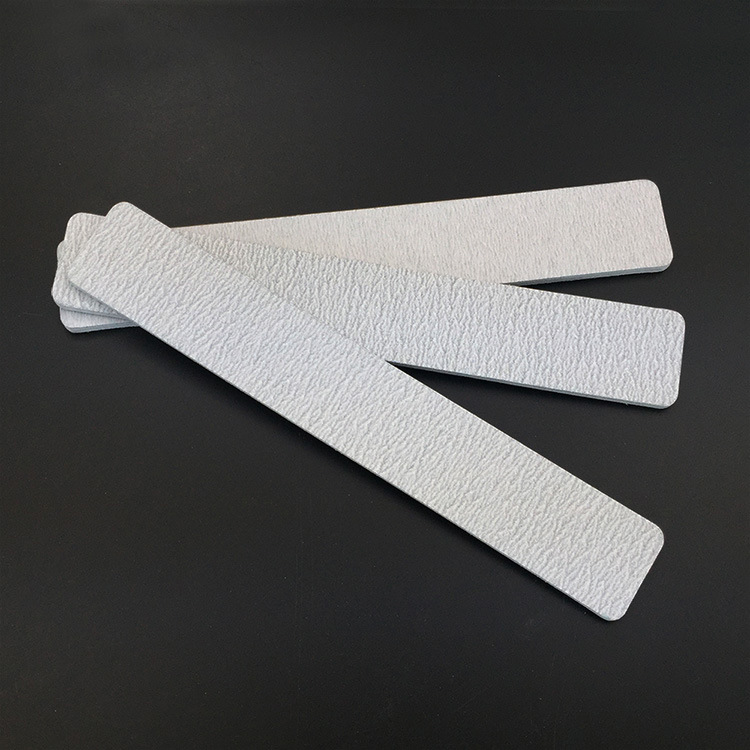 Factory direct sales of nail sanding and trimming tools, square gray-white nail file strips, zebra pattern shaping pic 8