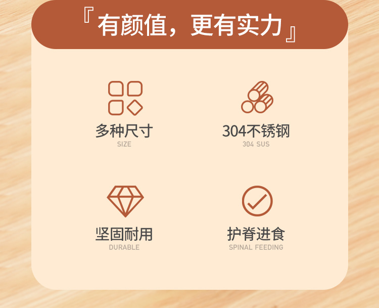 猫咪双碗狗食盆304不锈钢宠物铁架护颈防打翻吃饭喝水两用二合一详情2