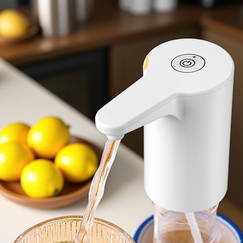 桶装水抽水器电动压水器饮水机矿泉水泵吸水自动出水大桶取水充电详情3