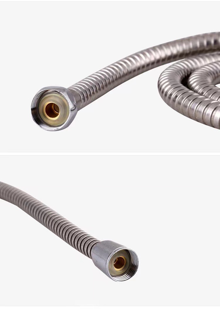 水龙头进水不锈钢淋浴花洒喷头软管卫浴电镀抽拉管弹簧淋浴伸缩管详情6