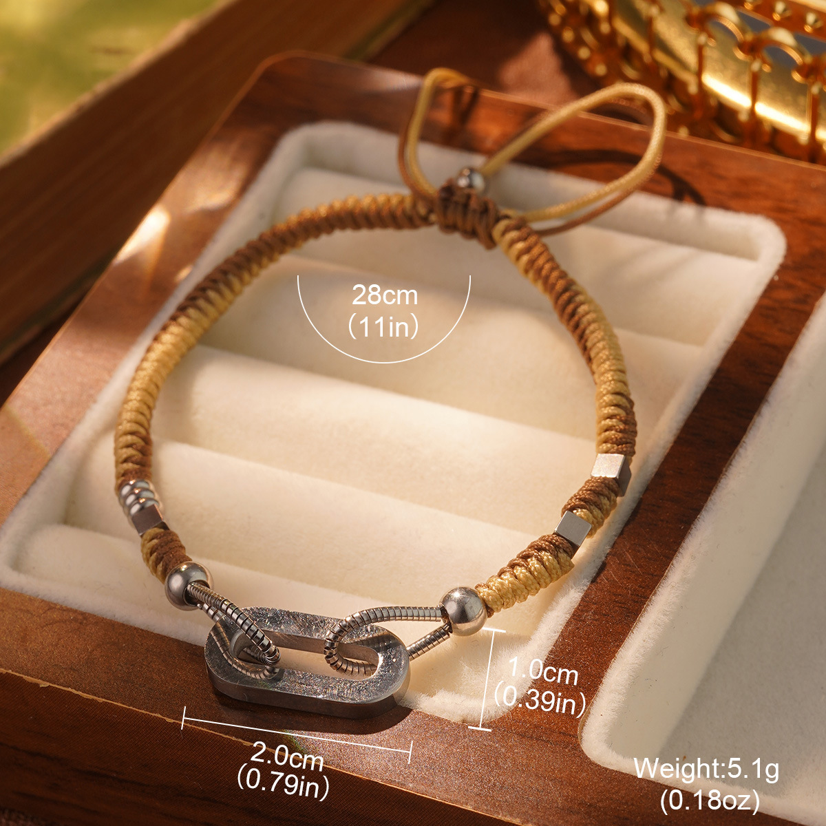 Ethnic style, unique tassel and beaded bracelet, elegant and niche design, retro hand-woven, wealth-attracting artistic jewelry pic 21