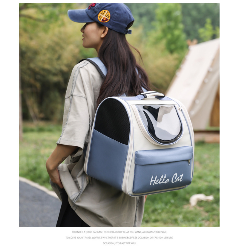 宠物包大容量外出便携猫包可折叠双肩宠物背包太空舱猫用宠物用品详情18