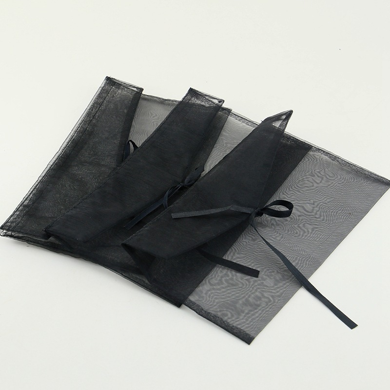 厂家生产欧根纱信封袋批发糖果礼品束口纱袋 独特来样可印LOGO详情28