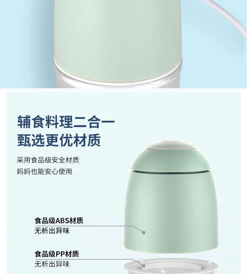 跨境家用料理机厨房多功能电动碎肉机绞肉机绞馅机辅食机全自动详情16