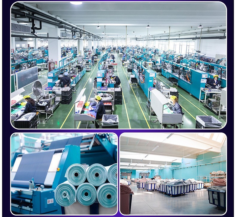 Pure cotton three-piece set, single bed sheet, quilt cover and quilt cover for unit staff dormitory, blue flame blue bedding pic 7