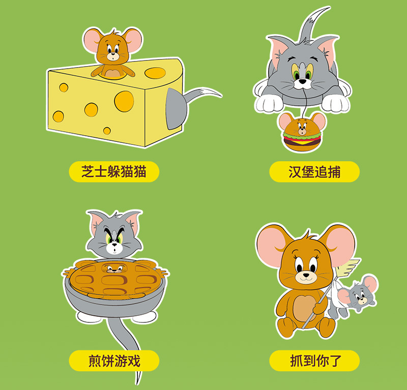 正版猫和老鼠毛绒玩具盲盒欢喜冤家汤姆猫玩偶可爱潮玩小摆件公仔详情3
