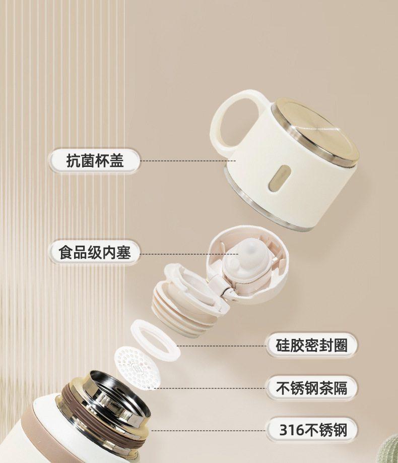 新款茶水分离保温杯大容量家用水杯316不锈钢高颜值加厚水壶批发详情8