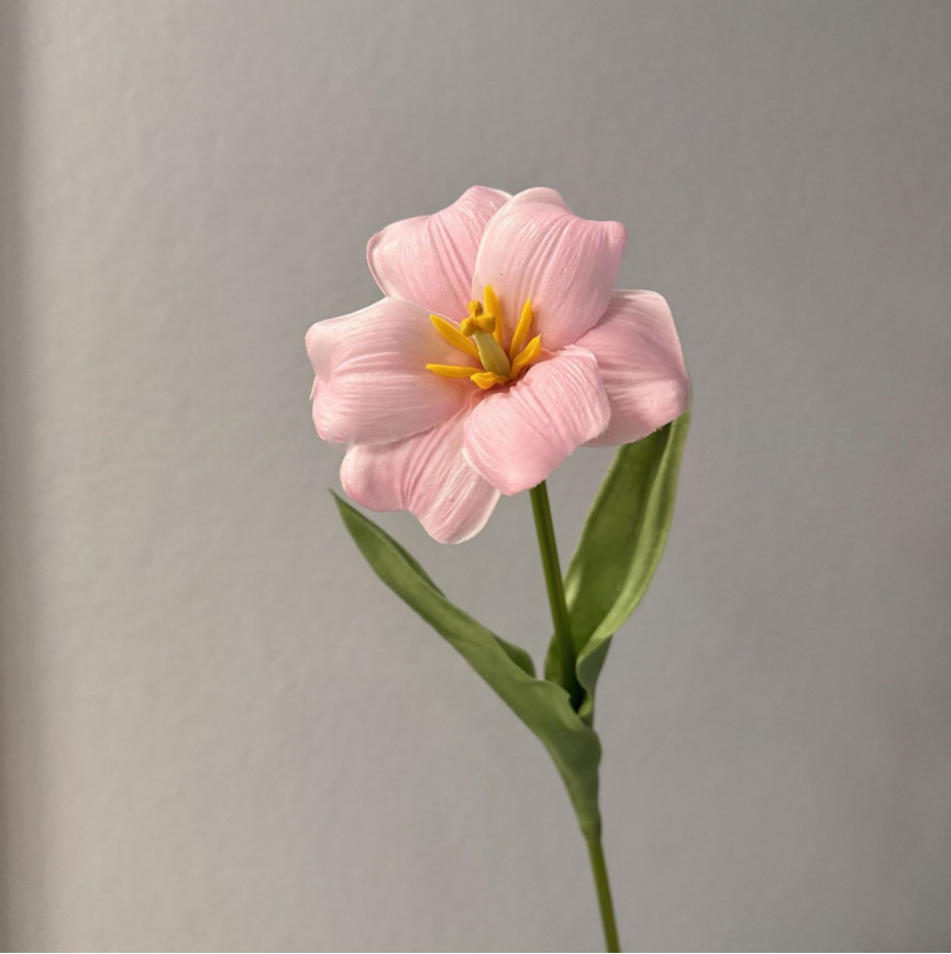 PU开口笑郁金香仿真假花手感保湿婚庆用花摄影道具装饰摆件仿真花详情32