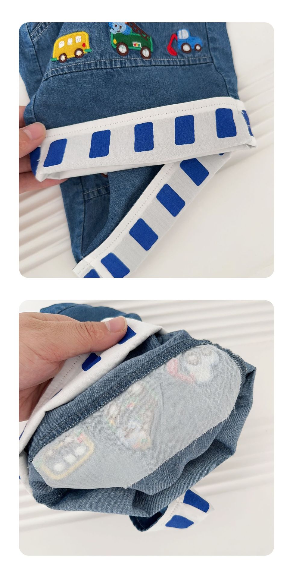 儿童t恤25秋款男童polo衫男童长袖t恤小汽车刺绣长袖打底外贸童装详情26