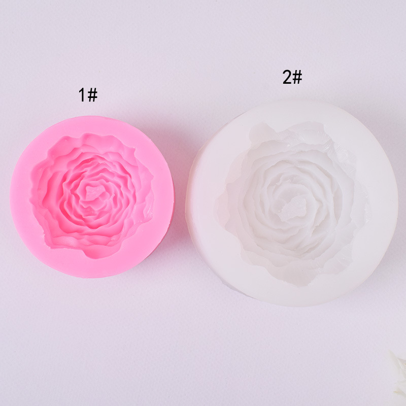 牡丹花朵手工皂硅胶模具香薰蜡烛石膏diy黏土树脂摆件滴胶模具详情1