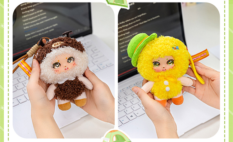 Wholesale of animal vinyl dolls, plush toys, spring outing dolls, figurines, cute cartoon animal bags and pendants pic 26